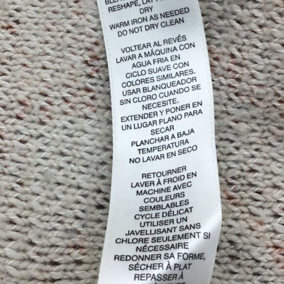 Chicos Cool Warm Mixed Paisley Print Open Front Long Sleeve Cardigan Large - Picture 9 of 11